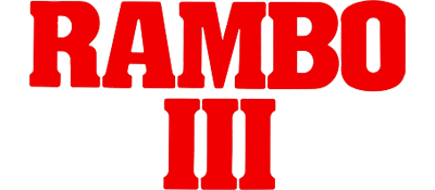 Rambo III logo for Sega Master System